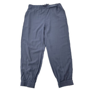 Madewell Drawstring Track Joggers Trousers Women's Size Medium Sun Faded Indigo